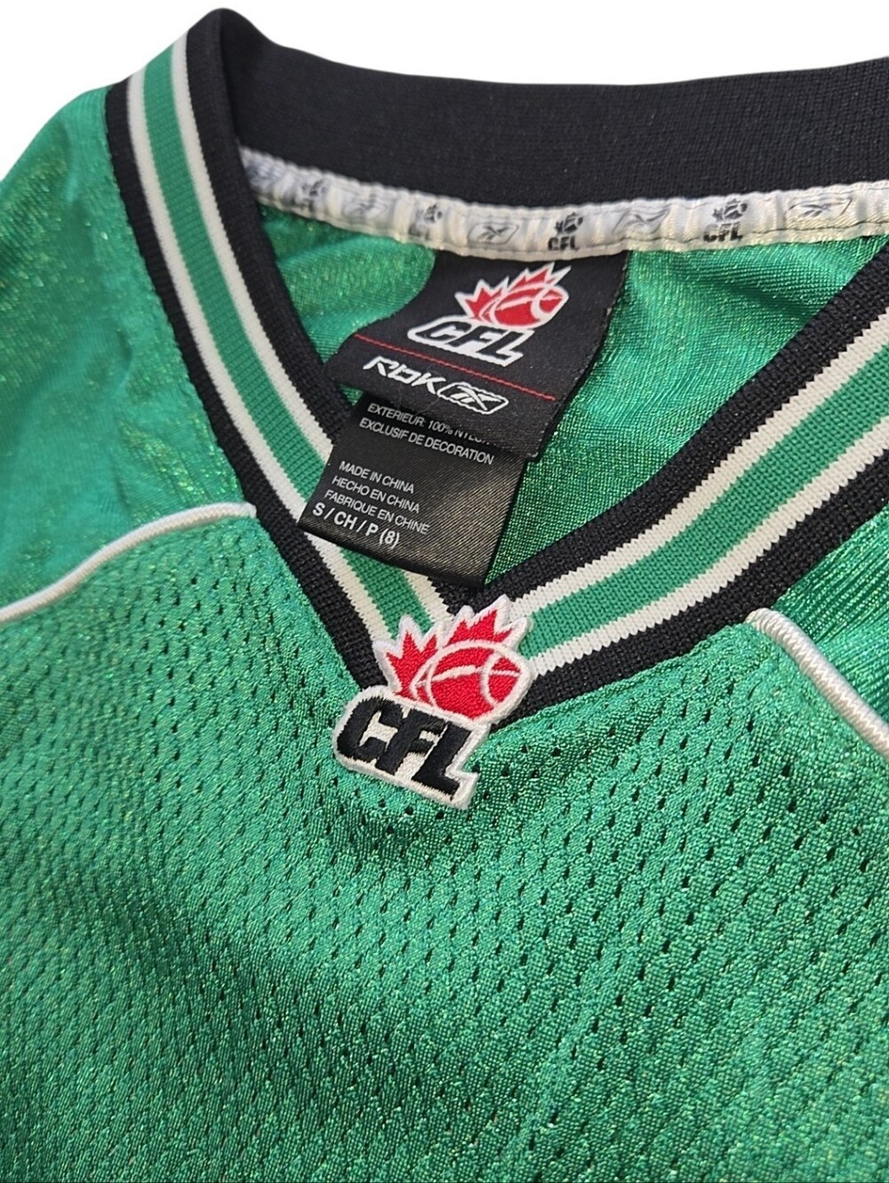 Kid CFL Saskachewan Roughriders Jersey Size Small - Picture 3 of 3